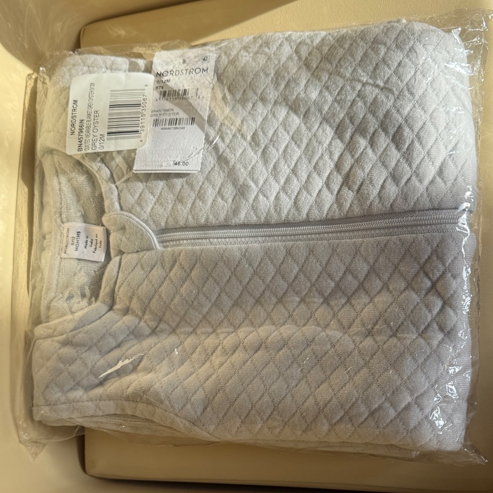 Nordstrom Cream Quilted wearable blanket ( swaddle)